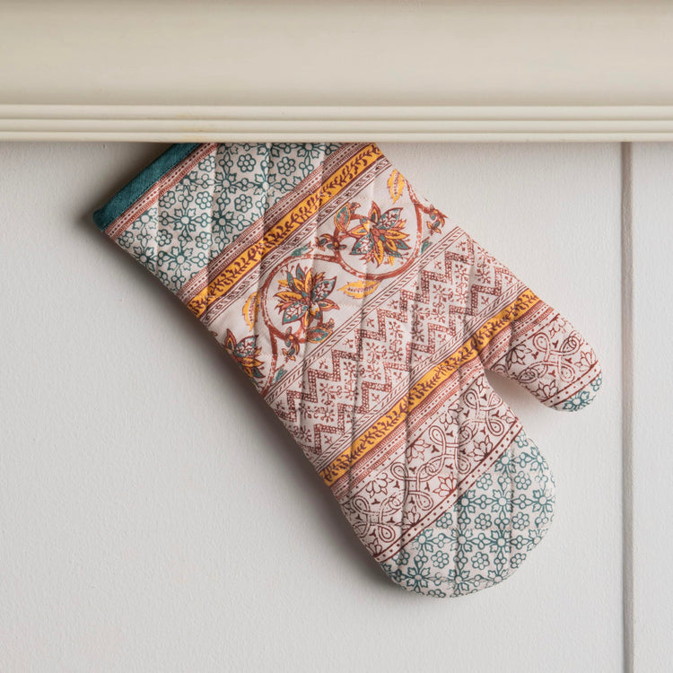 100% Cotton Oven Mitt & Pot Holder Set (2 Count)