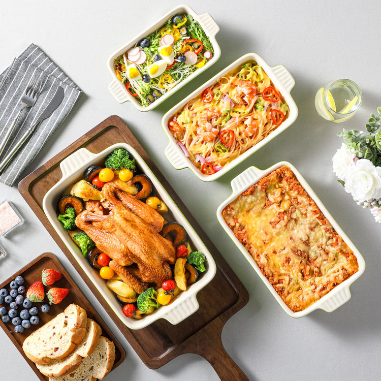 Ceramic Baking Dishes Set of 4 (4 Count)