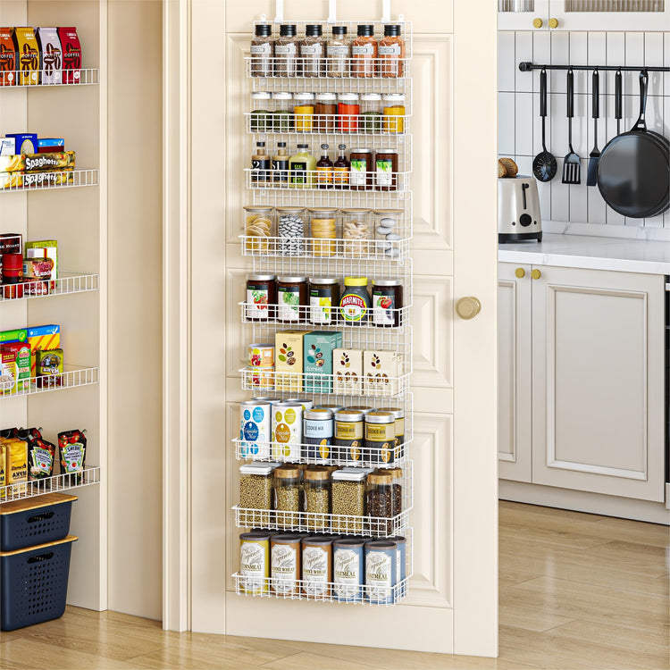 9 Tier Spice Rack Organizer with Door Hook