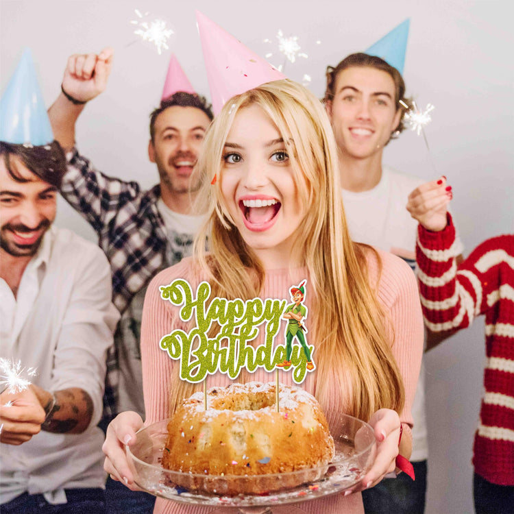 Petr Pan Happy Birthday Cake Topper