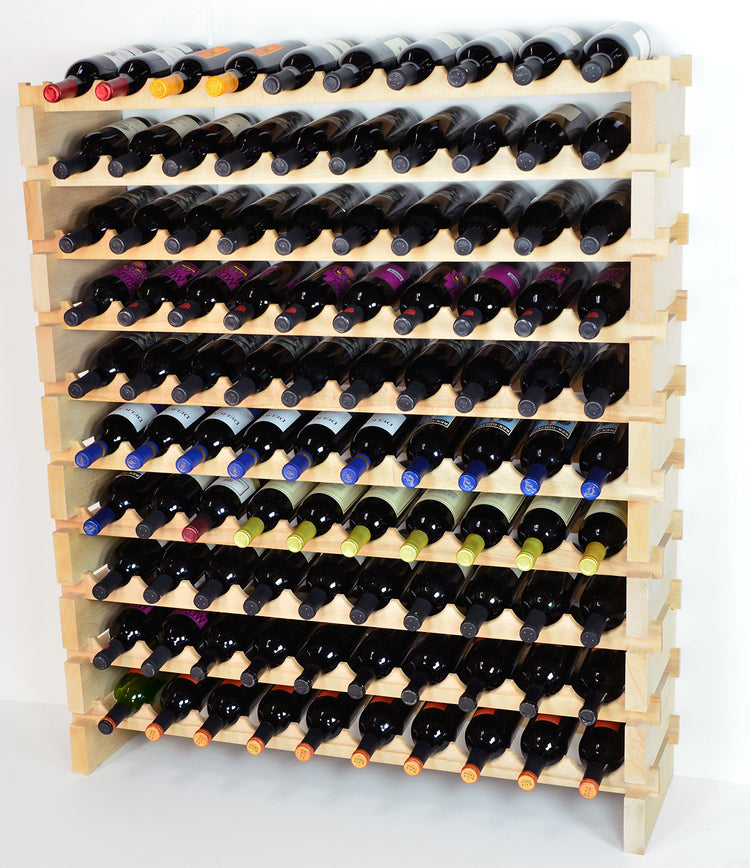 Modular Wine Rack Beechwood 40