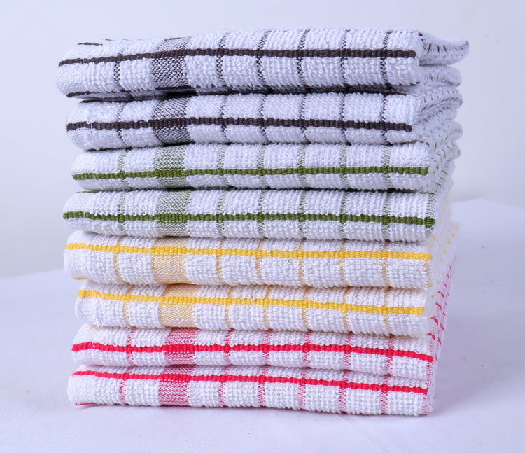 Kitchen Dish Cloths Set of 8 (8 Count)