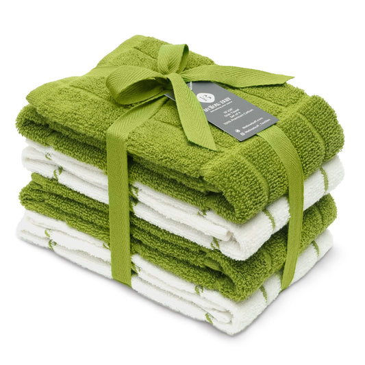 100% Cotton Terry Dish Towels (4 Count)