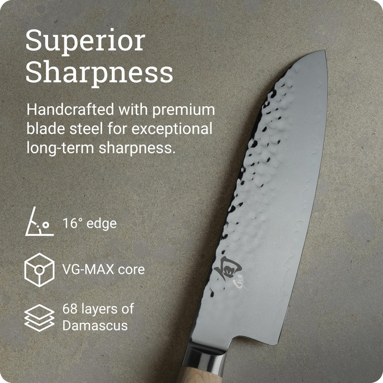 Premier Blonde 7" Santoku Knife