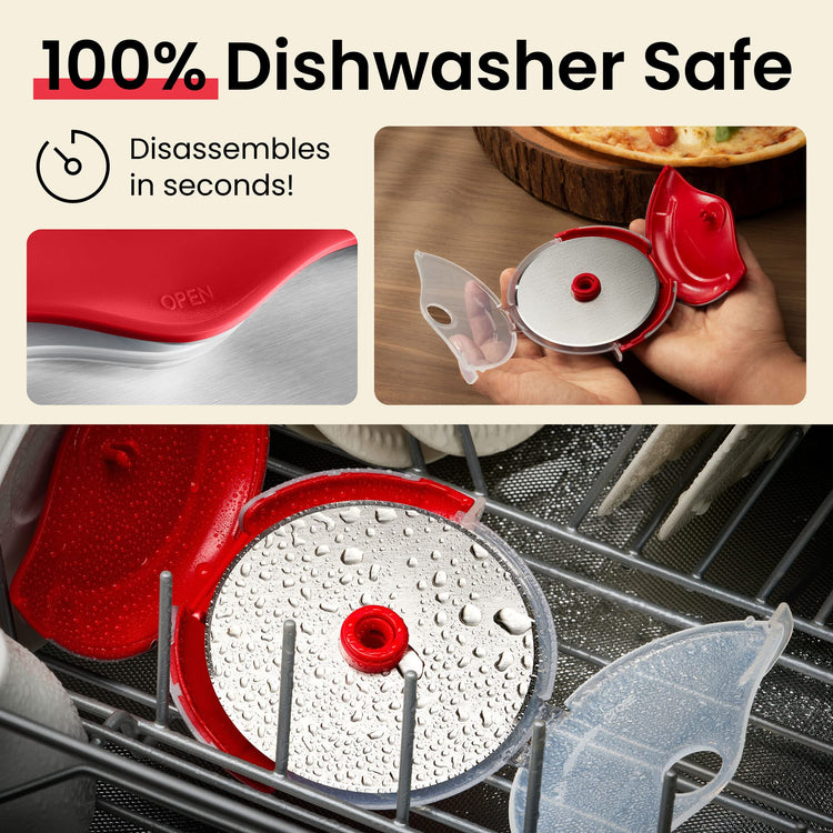 Pizza Cutter Wheel with Protective Blade Cover