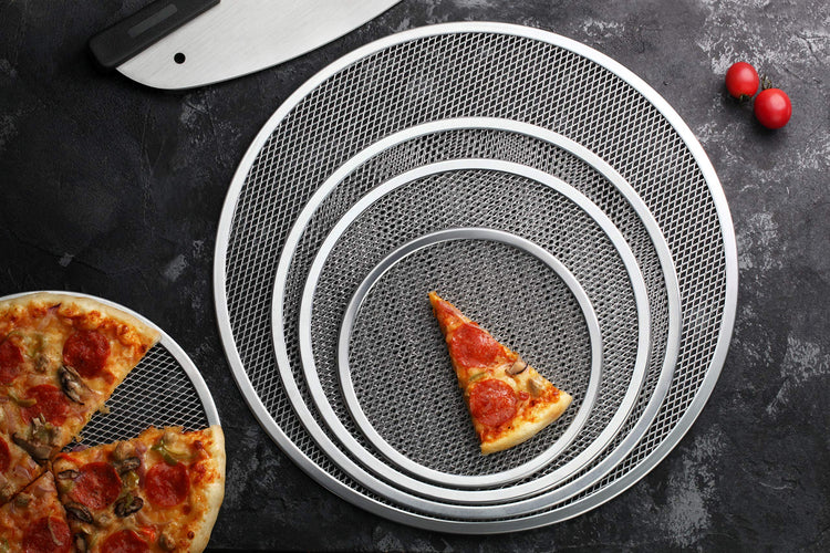 Restaurant Grade Seamless Aluminum Pizza Baking Screen