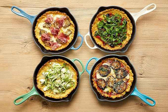 Le Creuset Enameled Cast Iron Signature Round Skillet, 9", Riviera