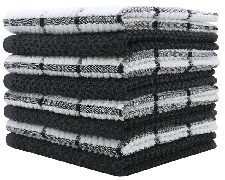 Cotton Dish Towels For Kitchen (8 Count)
