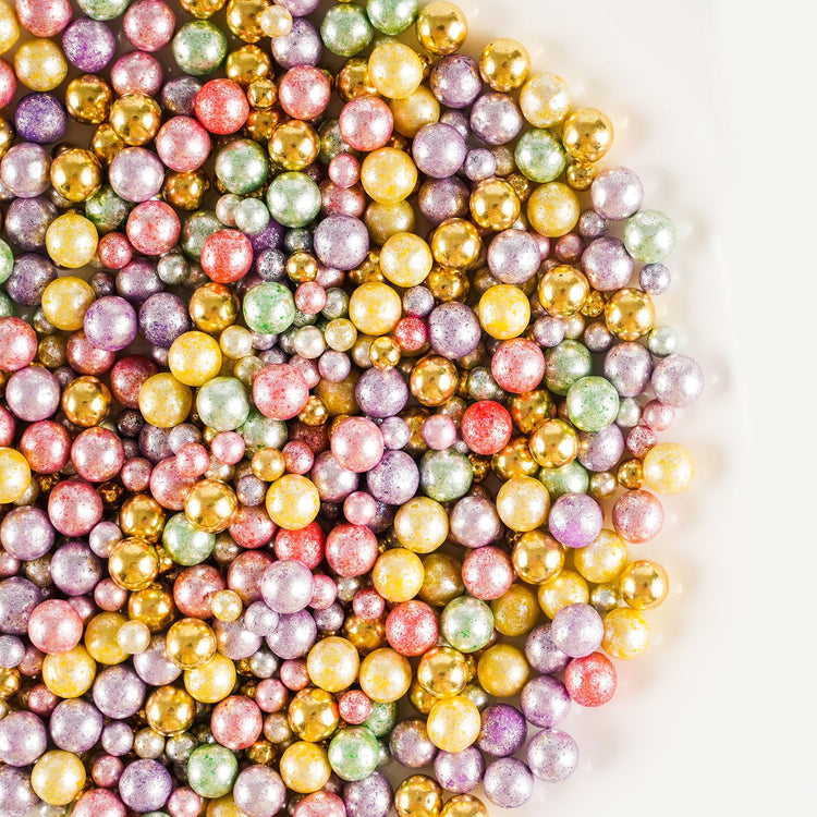 Pastel Pearl Sugar sprinkles (4.58 Ounce)
