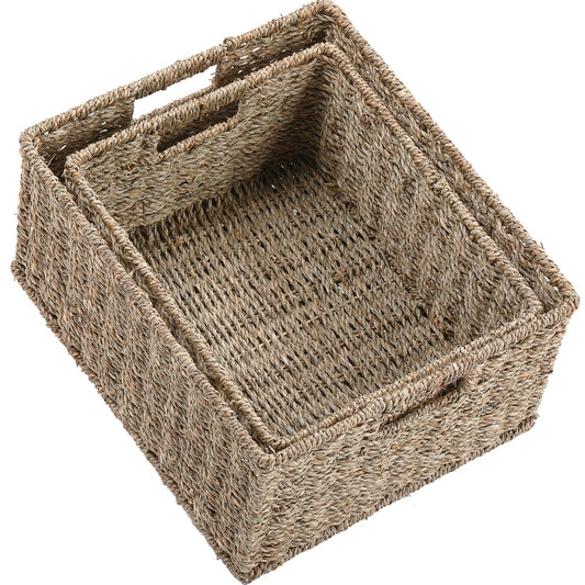 Large Wicker Baskets for Storage (2 Count)