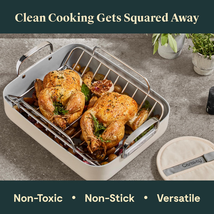 Roasting Pan 16x13" Roasting Pan with Rack