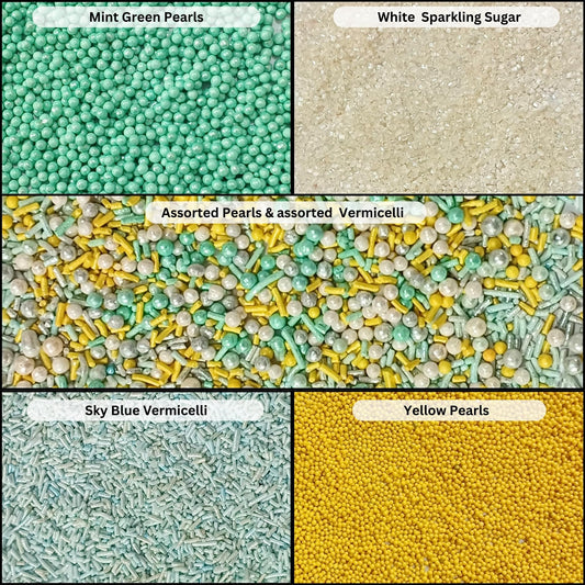 Cake Sprinkles Mix Pack of 5