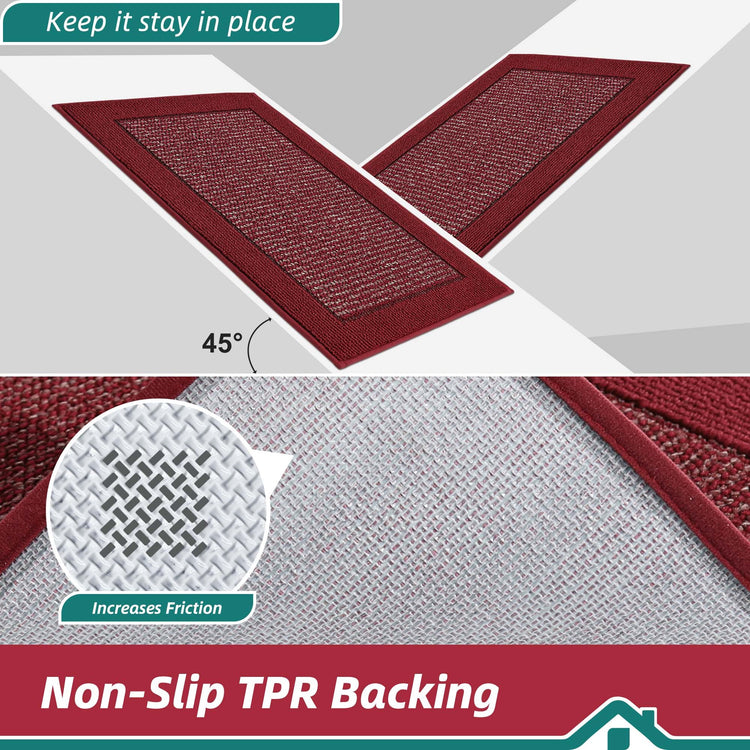 Kitchen Rugs Set of 2 (32 Sq Ft)