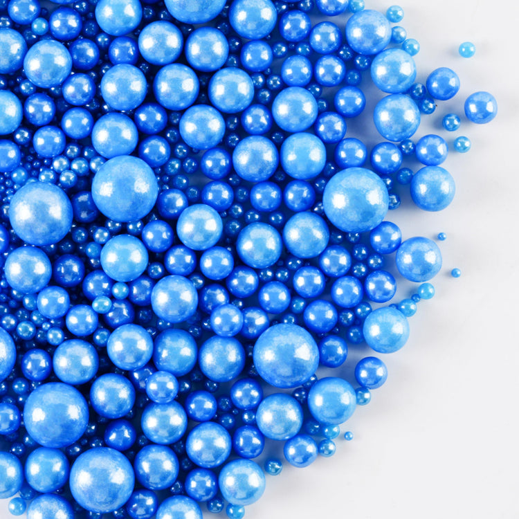 Royal Blue Pearl Sugar Sprinkles (4.58 Ounce)