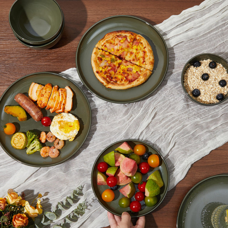 Stoneware Dinnerware Sets for 4