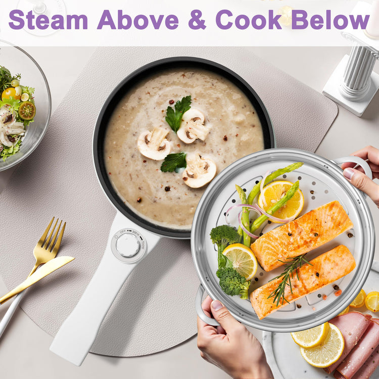 Hot Pot Electric with Steamer