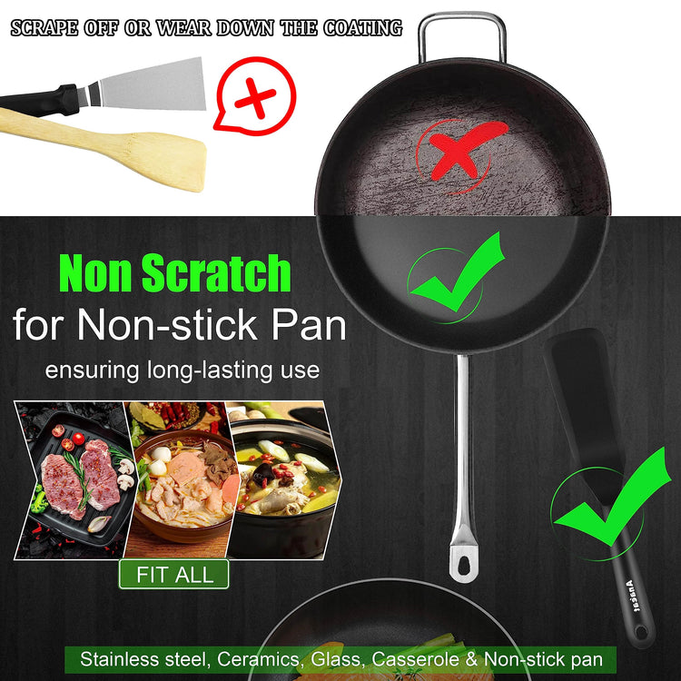 Silicone Thin Spatula Set of 2 (2 Count)
