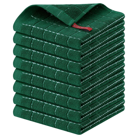 100% Cotton Terry Kitchen Dish Cloths (8 Count)
