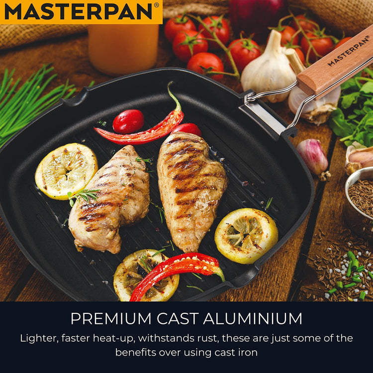 Non Stick Grill Pan Wooden