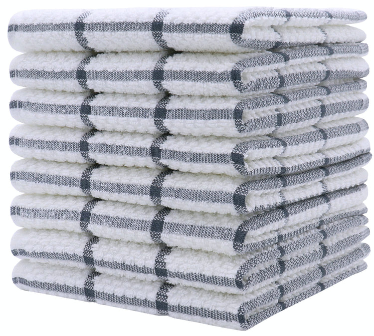 Cotton Dish Towels for Kitchen (8 Count)