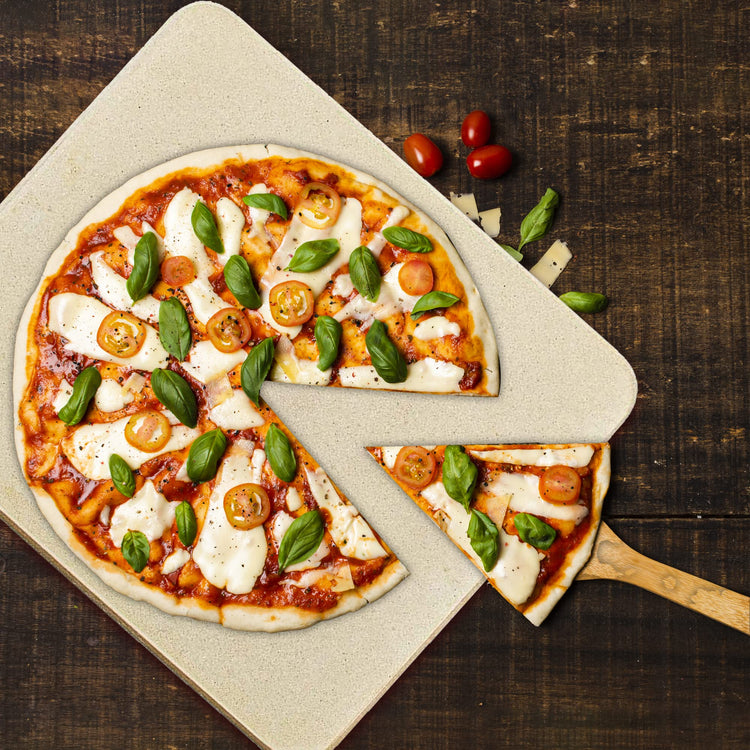 Pizza Stone Baking Stone. SOLIDO Rectangular 14"x16"