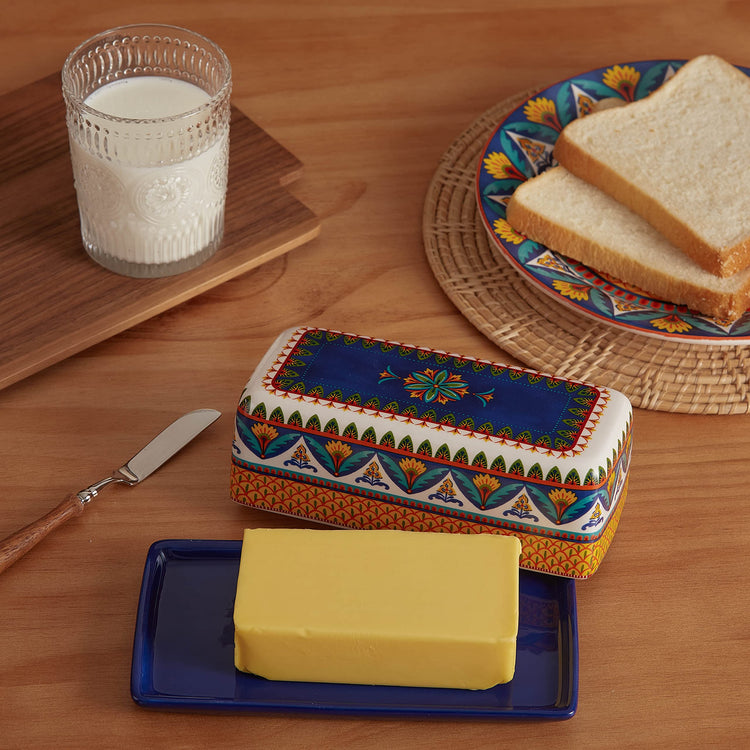 Havana Ceramic Butter Dish with Lid
