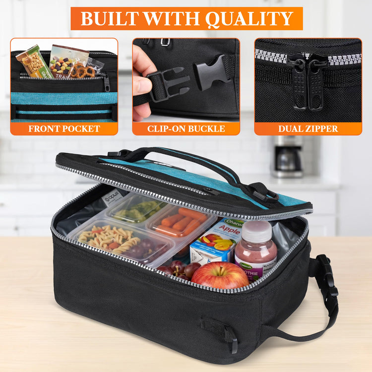 Insulated Lunch Bag for Men Women Kids