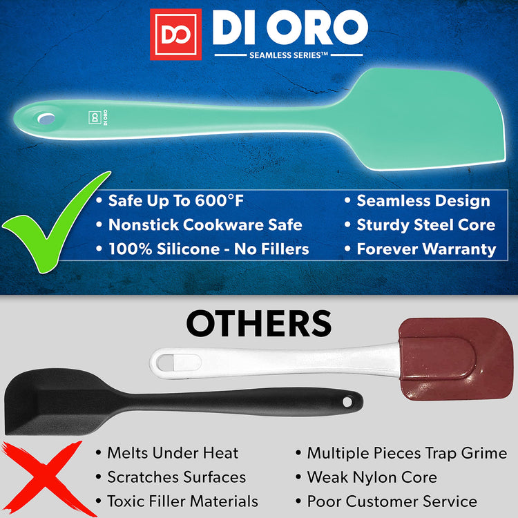 DI ORO Silicone Spatula Set (3 Count)