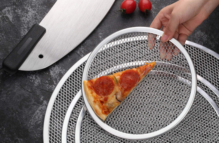 Restaurant Grade Seamless Aluminum Pizza Baking Screen