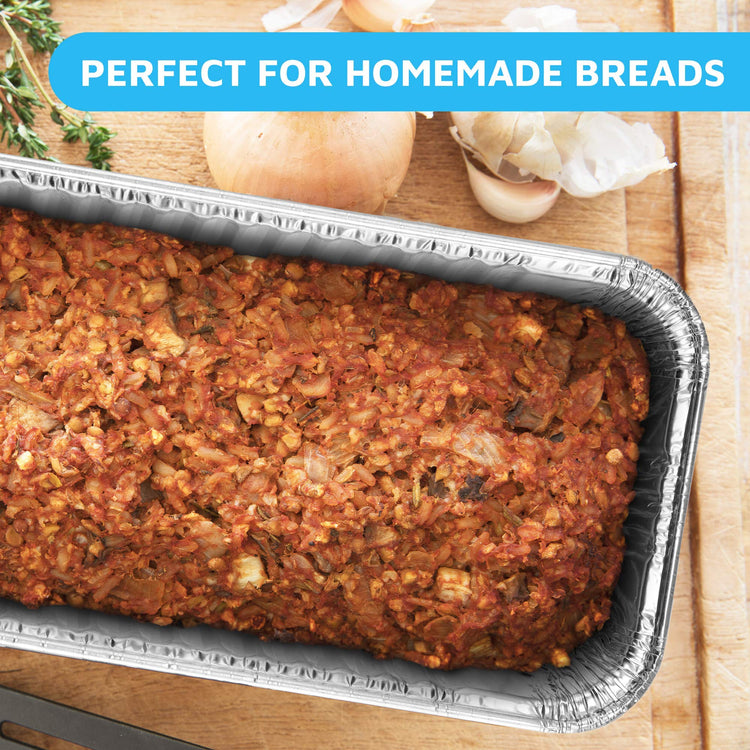 Aluminum Disposable Loaf Pans (100 Count)