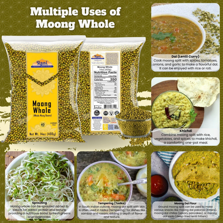 Rani Moong Whole (14 Ounce)