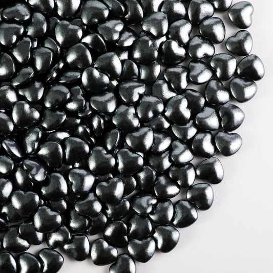 Black Heart Shapes Sprinkles (4.58 Ounce)