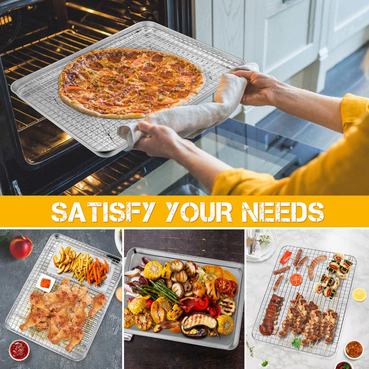 17.5 Inch Baking Sheet Pan and Cooking Rack