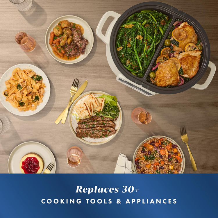 MultiMeal Multicooker and Programmable Slow Cooker with Bake Function