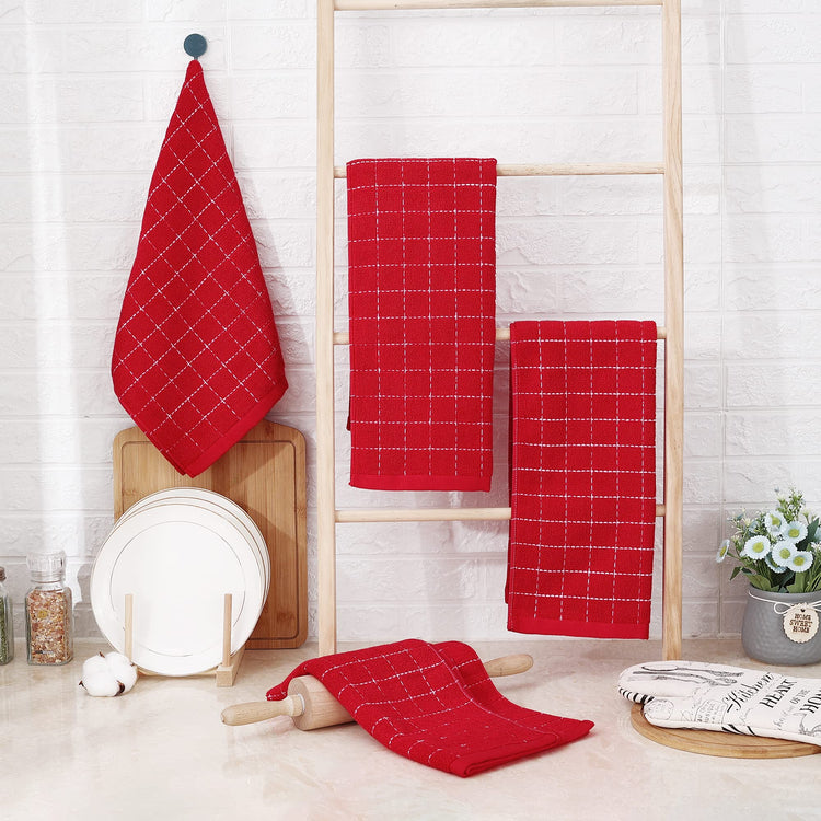 100% Cotton Terry Kitchen Towels (8 Count)