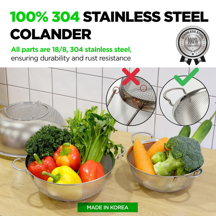 Stainless Steel Colander Set of 3 (3 Count)
