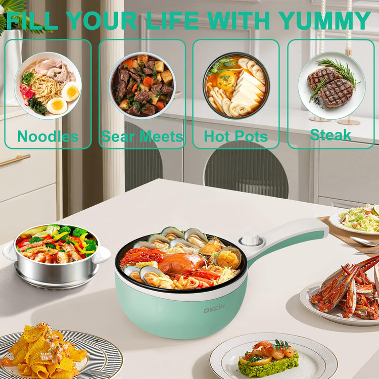 Hot Pot Electric with Steamer