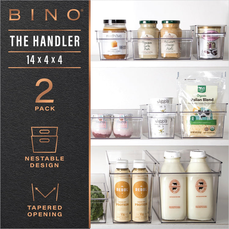 Plastic Storage Bins (2 Count)
