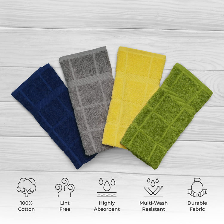 100% Cotton Terry Dish Towels (4 Count)