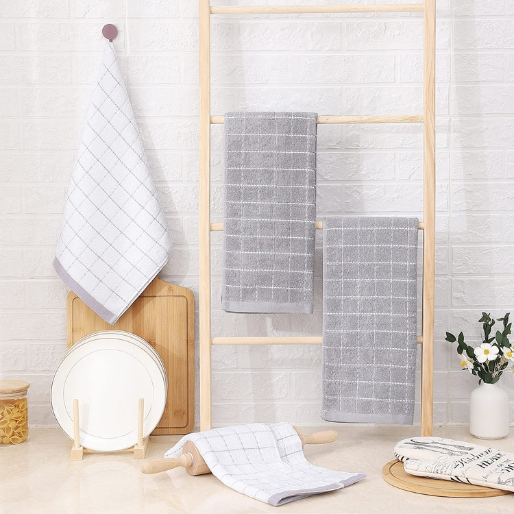 100% Cotton Terry Kitchen Towels (4 Count)