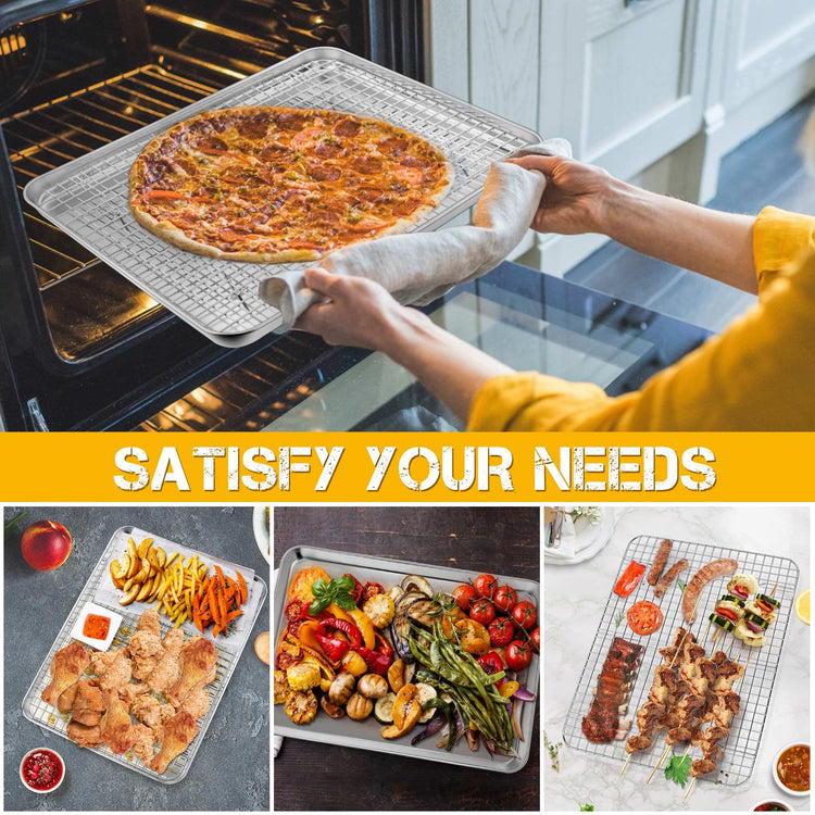 16 Inch Baking Sheet Pan and Cooking Rack