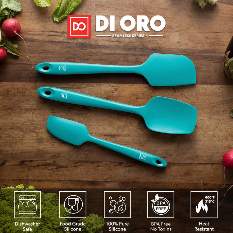 DI ORO Silicone Spatula Set (3 Count)