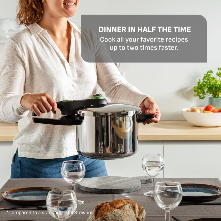 Secure Stainless Steel Stovetop Pressure Cooker
