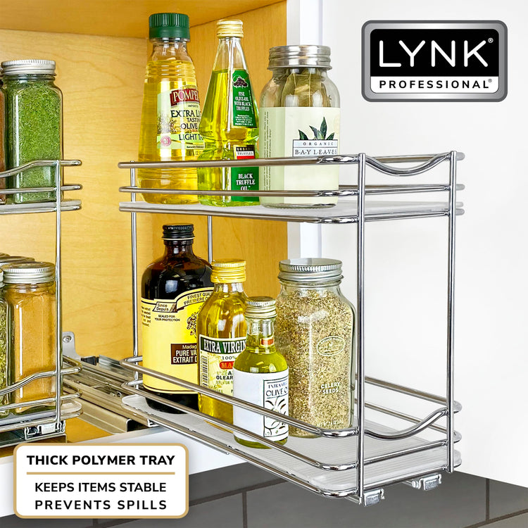 Pull Out Spice Organization for Cabinets
