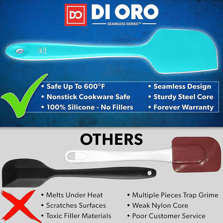 DI ORO Silicone Spatula Set