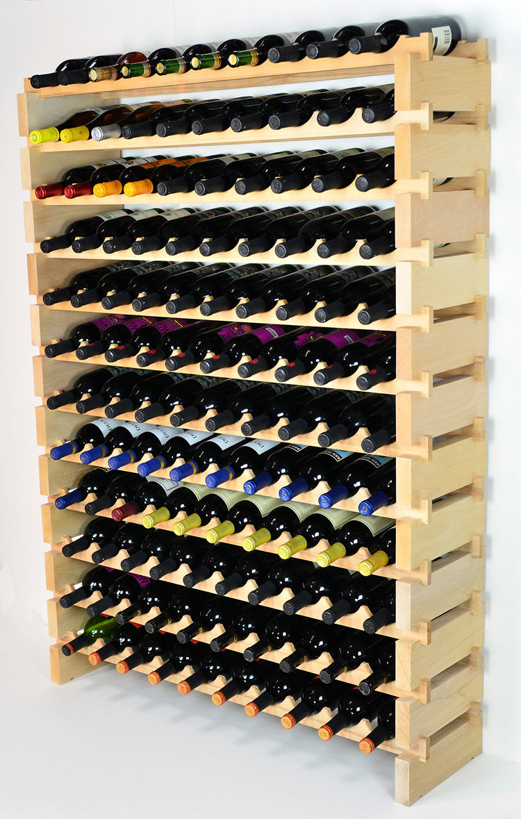 Modular Wine Rack Beechwood 40