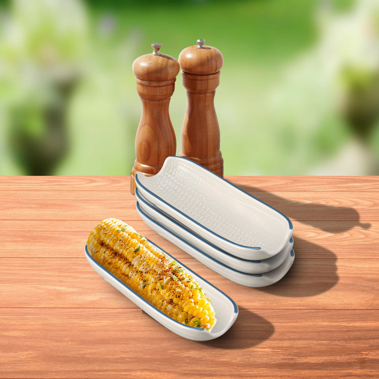 Yorktowne Set of 4 Multicolor Corn Dishes (4 Count)