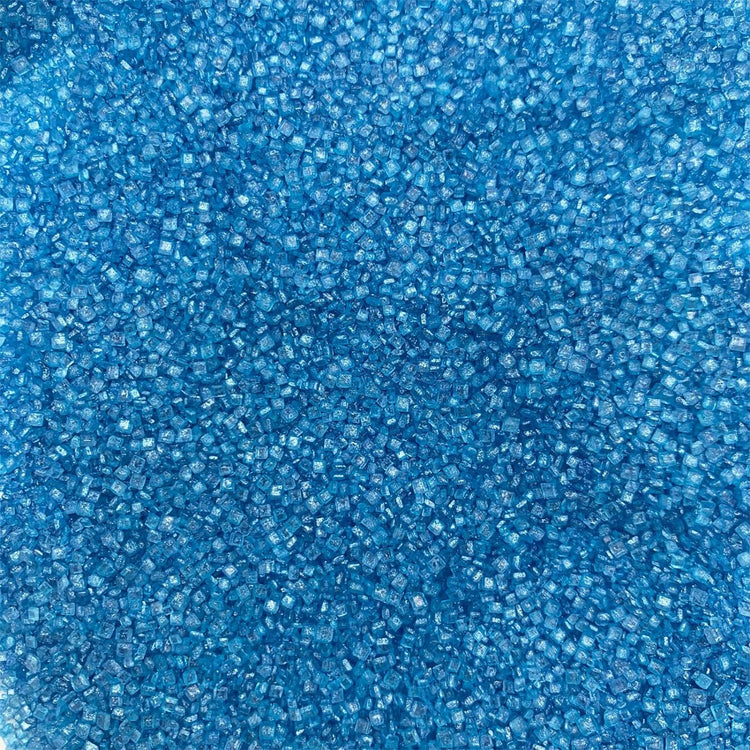Blue Sanding Sugar for Baking Edible Sparkling Coarse Sugar Crystals Sprinkles for Baking Topping Cake Cookie Cupcake Topper Ice Cream Decoration Supplies 3.2 OZ (3.2 Ounce)