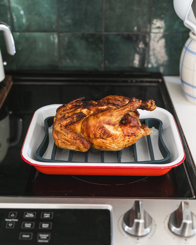 Silicone Roasting Rack Pan Extra Large (2 Count)
