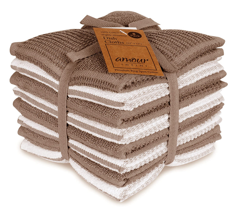 Dish Cloths for Washing Dishes Set of 8 (8 Count)